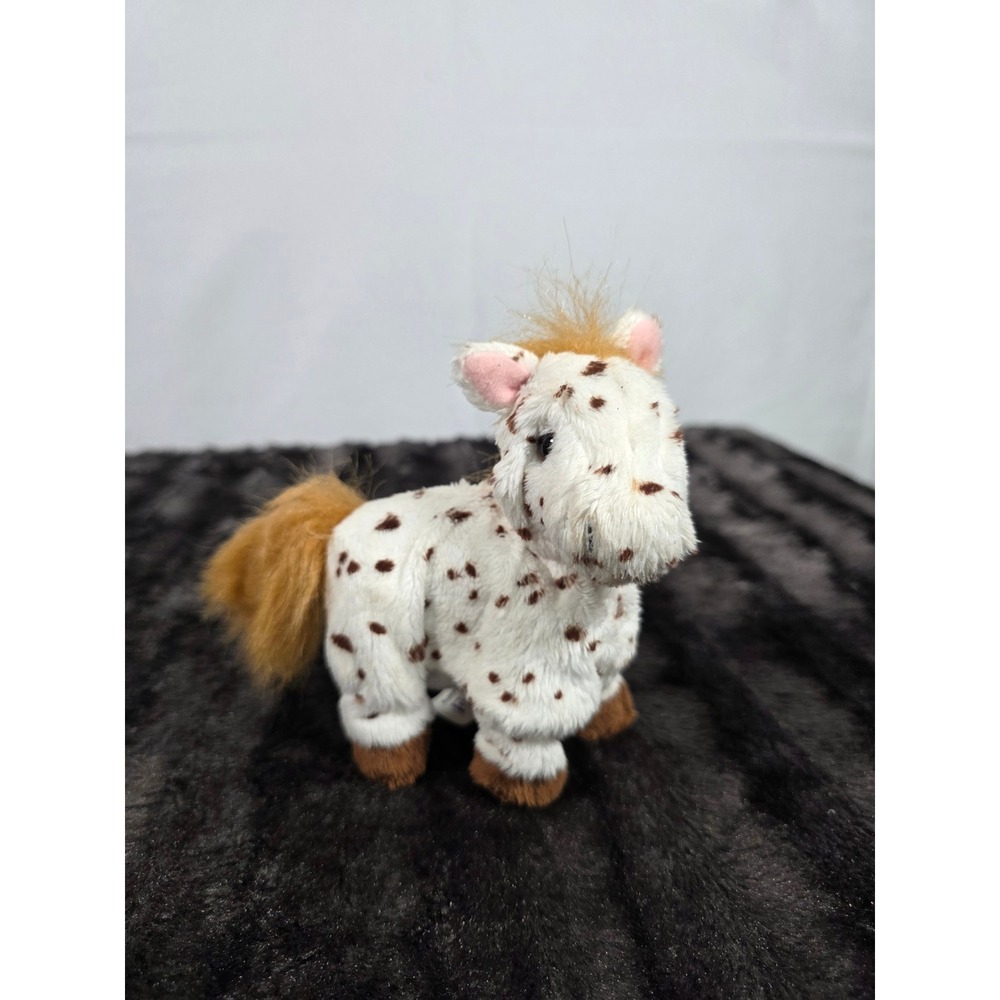 Hasbro FurReal Friends Snuggimals Walking Pony White Brown Spotted A2537 A2011